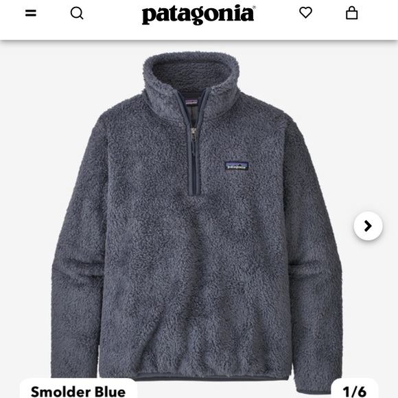 Patagonia Tops - Patagonia Los Gatos fleece smolder blue